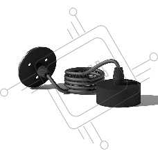 Крепеж для корпуса A2302 SBK черный песок D60*H1000mm