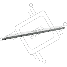 Дозирующее лезвие (Doctor Blade) HP LJP2035/P2055/Canon LBP6300DN (Hi-Black)