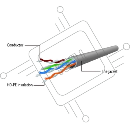 Патч-корд UTP Cablexpert кат.5e, 1м, литой, многожильный (серый)