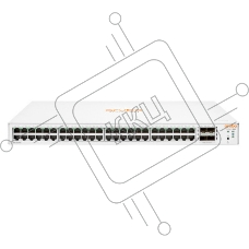 Коммутатор HPE Instant on 1830 JL815A#ABB 48G 4SFP 24PoE+ 370W