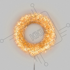Гирлянда светодиодная Роса Фейерверк c трансформатором 6м 600 LED ЯНТАРНЫЙ IP44 230В с пультом NEON-NIGHT