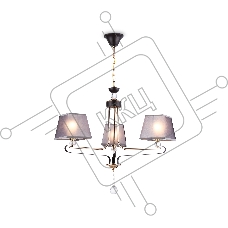 Светильник Ambrella light TR4614/3 CF/FGD кофе/золото E27/3 max 40W D640*800