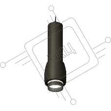 Светильник Ambrella Light XP1142012 SBK/FR черный песок/белый матовый MR16 GU5.3 (A2311, C7456, A2011, C1142, N7142)
