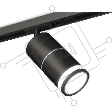 Светильник Ambrella light XT7402012 SBK/PSL/FR черный песок/серебро полированное/белый матовый MR16 GU5.3