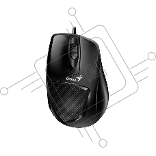 Мышь проводная Genius DX-150X черный, 1000 dpi, USB, кнопки - 3