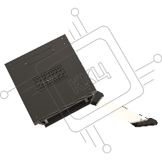 Шкаф настенный Hyperline TWB-1866-GP-RAL9004 19-дюймовый (19