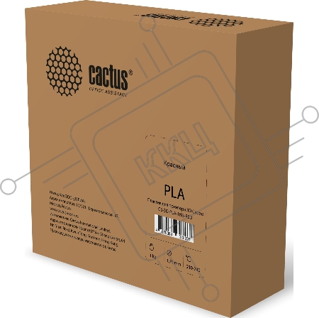 Пластик для принтера 3D Cactus CS-3D-PLA-1KG-RED PLA d1.75мм 1кг 1цв.