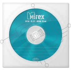 Диск CD-RW Mirex 700 Mb, 12х, Бум.конверт (1), (1/150)