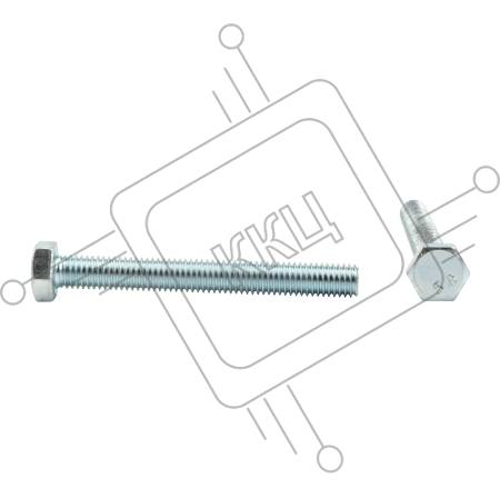 Болт шестигранный KRANZ DIN 933, 8х70, короб (20 шт./уп.)