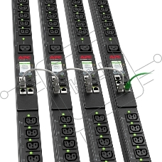 Блок распред. питания APC Rack PDU 9000 Switched, ZeroU, 16A, 230V, (21) C13 & (3) C19, IEC309 Cord