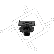 Крепление Logitech Table Mount for Tap низкопрофильное шарнирное настольное для Logitech Tap