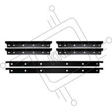 Комплект монтажных кронштейнов для сенсорных экранов Iiyama TF49/55/65_39UHSC с открытой рамкой