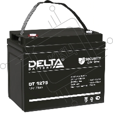 Аккумуляторная батарея Delta DT 1275 напряжение 12В, емкость 75Ач (259х169х213mm)