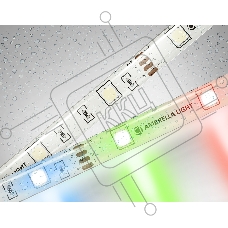 Светодиодная лента Ambrella light GS2301 5050 30Led/ 7.2W m/ 12V IP65 RGB/ 5000*10*2.87mm (4 конт.)