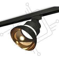 Светильник Ambrella light XT8102201SBK/PYG/CL черный песок/золото желтое полированое/прозрачный GX53