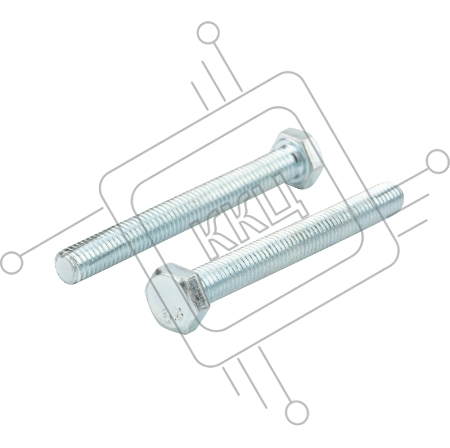 Болт шестигранный KRANZ DIN 933, 8х70, короб (20 шт./уп.)