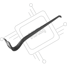 Гвоздодер Sturm 1013-02-900, УСИЛЕННАЯ КОНСТРУКЦИЯ,противоскольз.покрыт,закал.сталь 900мм Sturm 1013-02-900
