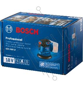 Эксцентриковая шлифмашина Bosch GEX 185-LI аккум. (06013A5021)