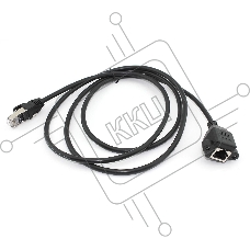 Удлинитель RJ45 папа-мама для монтажа на корпу 1,5 м