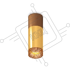 Светильник Ambrella Light XS6327061 PYG/SCF/CF золото желтое полированное/кофе песок/кофе MR16 GU5.3