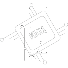 MRL 1006 / Светильник потолочный Splay Белый GU10