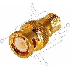 Переход гнездо F - штекер BNC GOLD REXANT