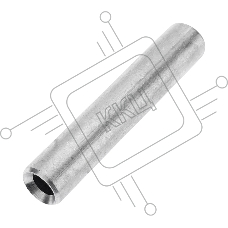 Гильза кабельная алюминиевая ГА 70-12 (70мм² - Ø12мм) (в упак. 25 шт.) REXANT