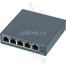Настольный коммутатор TP-Link TL-SG105S 5-портовый 10/100/1000 Мбит/с