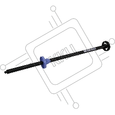 Шпиндель бумаги HP DJ T520 36