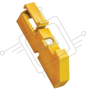 Изолятор на DIN-рейку жел. ИЭК YIS21