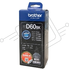Чернила водорастворимые Brother BTD60BK черный (108 мл, 6500 стр.) для Brother DCP-T310/T510W/T710W