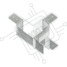 GL1035 WH белый коннектор T-образный для накладного шинопровода Magnetic 220V 105*75*52