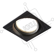 Светильник Ambrella light TN6657 BK черный IP44 GX53 110*110*48