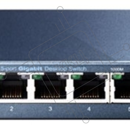 Коммутатор TP-Link SOHO  TL-SG105  5-port Desktop Gigabit Switch, 5 10/100/1000M RJ45 ports, metal case