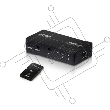 Переключатель электронный HDMI ATEN VS381-AT 3>1 телевизор/панель/монитор/проектор, без шнуров, (1920x1200 60Hz;480P/720P/1080i/1080P;HDMI 1.3/HDCP