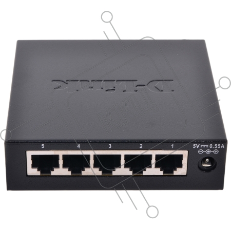 Сетевое оборудование D-Link DES-1005D/N2A/N3A/O2A/O2B 5-ports UTP 10/100Mbps Auto-sensing, Stand-alone, Unmanaged, Metal case 