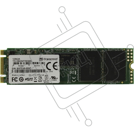 Твердотельный накопитель Transcend 128GB M.2 SSD MTS 830 series (22x80mm) with DRAM cache R/W 560/530 MB/s