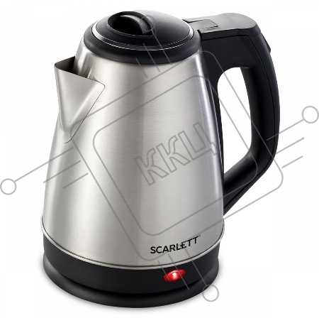 Чайник Scarlett SC-EK21S25 1.5л. 1350Вт серебристый (корпус: нержавеющая сталь)