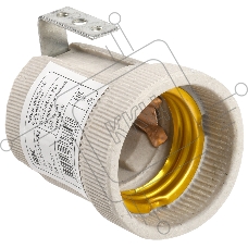 Патрон с держателем Е27 керамика IEK EPC15-04-01-K01 IEK