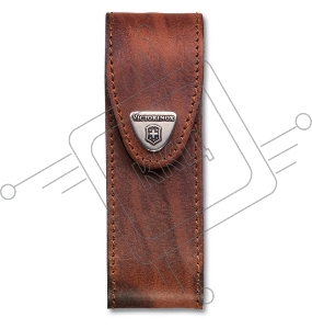 Чехол из нат.кожи Victorinox Leather Belt Pouch (4.0548) коричневый с застежкой на липучке без упаковки