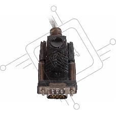 Кабель-адаптер USB AM <-> COM DB9M(RS232) Orient USS-101N18, chipset Prolific PL2303TA, поддержка Win 8/8.1, 1.8м, крепление винты