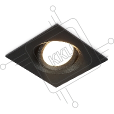 Светильник Ambrella light TN1144 BK черный IP44 GU5.3 95*95*38