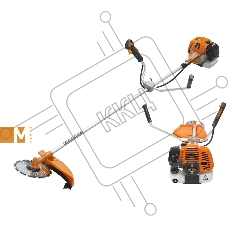 Мотокоса CARVER GBC-033M  1.5лс 2х-тактный 33см3 0.85л нож 230мм леска2.4мм
