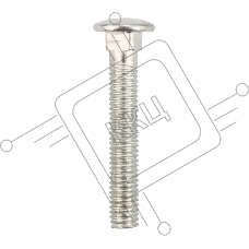 Болт мебельный KRANZ DIN 603, 8х50, короб (40 шт./уп.)
