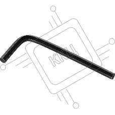 Ключ имбусовый STAYER 27405-4 STANDARD   Hexagon, 4 мм, 64 мм, сталь