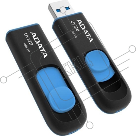 Флеш Диск AData 32Gb UV128 AUV128-32G-RBE USB3.0 синий/черный