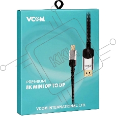 Кабель-переходник Mini DisplayPort M -> Display Port M 1.4V 1,8 м VCOM <CG685-1.8M>