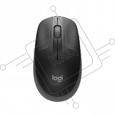 Мышь беспроводная Logitech M190 черный, 1000 dpi, радиоканал, USB, кнопки - 3
