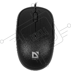 Мышь проводная Defender Datum MS-980 черный, 1000 dpi, USB Type-A, кнопки - 3