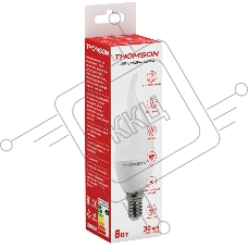 Лампа светодиодная Hiper THOMSON LED TAIL CANDLE 8W 670Lm E14 4000K TH-B2028